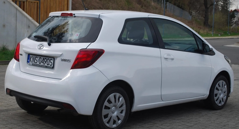 Toyota Yaris cena 36400 przebieg: 48197, rok produkcji 2015 z Stawiszyn małe 67